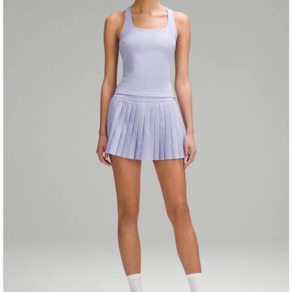lululemon athletica Dresses & Skirts - LIKE NEW Lululemon Pleated Open-Knit High-Rise Tennis Skirt - Resale Sz 8